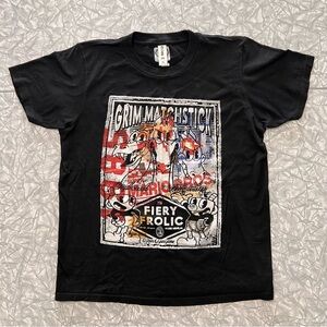 Cuphead Grim Matchstick Graphic Tee, Black, Extra Large